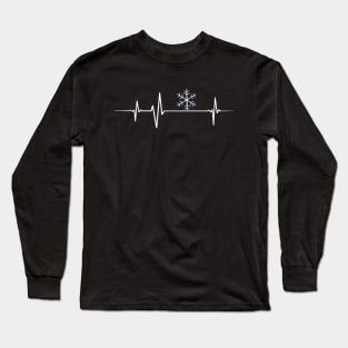 Heartbeat - Snow Long Sleeve T-Shirt